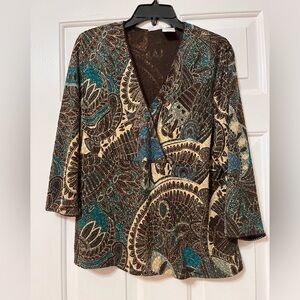 Fall Top with V-Neck